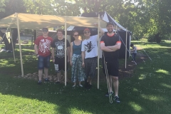 2.Probeaufbau Zelt 2016